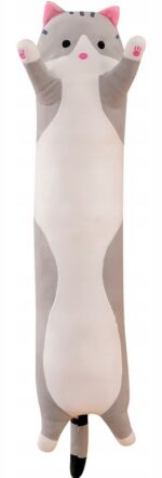 Długi Kotek Maskotka Poduszka Pluszak Kot 70cm XXL - obrazek 4