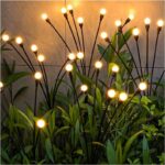 Lampa solarna wbijana Daisy czarny 75 cm 2 szt. - obrazek 6