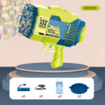 Maszyna do baniek Bazooka PISTOLET AKUMULATOR USB - obrazek 4