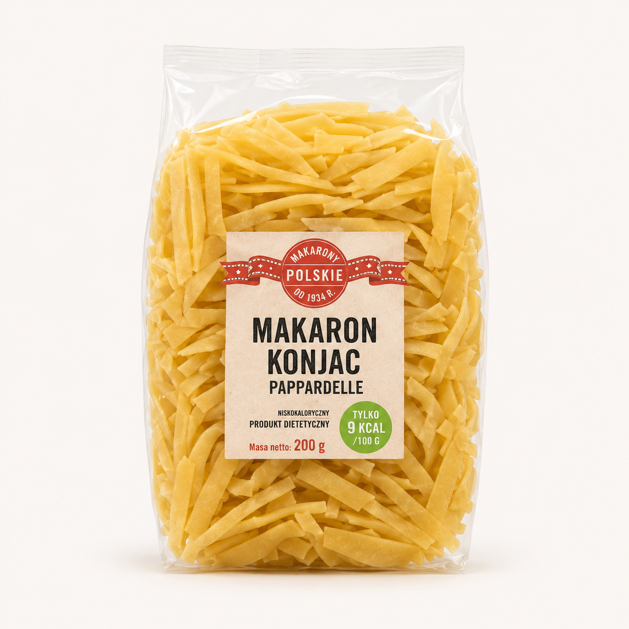 makaron-konjak (2) Makaron konjac papardelle - obrazek 1