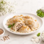 Pierogi z kaszą gryczaną i białym serem - obrazek 2